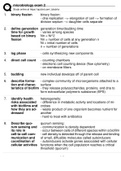 Microbiology Lecture Exam 2 Review and Powerpoints