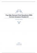 Faa A&p General Oral Questions With Correct Answers Graded A+.pdf