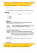 NURS 6630 PSYCHOPHARMACOLOGY 6630 MIDTERM EXAM WK 6 QUESTIONS & ANSWERS CORRECTLY VERIFIED LATEST UPDATE 2021/2022 GRADED A+. WALDEN UNIVERSITY