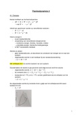 Samenvatting thermodynamica 2 behorende tot inleiding in de chemische technologieën