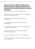 Nccer Electical 1 Module 8 Electrical Raceways And Fittings Questions And Answers With Verified Solutions Already Passed!!!