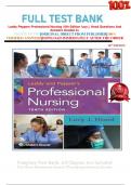 full test bank for Leddy Peppers Professional Nursing 10th Edition lucy j. Hood Questions And  Answers Graded A+