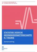 Zelfgemaakte cursus/samenvatting - statistiek theorie - Els Claeys