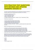 P370 PRACTICE TEST QUESTIONS WITH REVISED AND UPDATED ANSWERS GRADED A+  