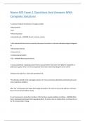 Nurse 623 Exam 1 Questions And Answers With Complete Solutions  .A common mode of transmission of scabies include: • Moist fomites • Soil • Person to person • Household pets - ANSWER-Person to Person contact  .A NP understands that chronic synovitis with 