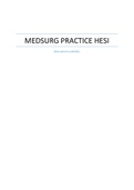 MEDSURG PRACTICE HESI 