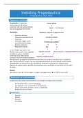 Samenvatting Propedeutica: Inleiding, KOZ, bloedonderzoek (3e Ba DGK UA)