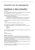 Samenvatting: Overzicht van de wijsbegeerte (L00A1a)