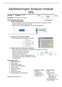 Aantekeningen Analyse 