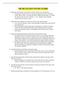 NR 302 EXAM 5 STUDY GUIDE / NR302 EXAM 5 STUDY GUIDE: CHAMBERLAIN COLLEGE OF NURSING - LATEST, A COMPLETE DOCUMENT FOR EXAM