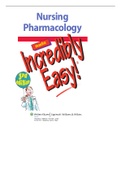 Nursing Pharmacology Made Easy by Lippincott Williams Wilkins