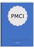 Samenvatting cursus + teksten PMCI