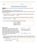 Unit Conversions GIZMOS