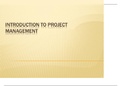 Project Management