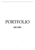 SJD1501 assignment 7  (PORTFOLIO ) semester 2 2022. 100% RELIABLE