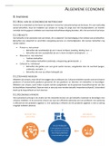 Notities en oefeningen Algemene economie (JPBWB6)