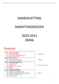 Samenvatting Marktonderzoek