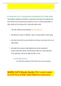 NURS C475 Study Guide (7)-1 STUDY GUIDE for C475 Care of Older Adult Objective Assessment LATEST