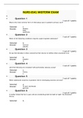 NURS 6541 MIDTERM EXAM