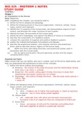 BIO 325 – MIDTERM 1 NOTES Athabasca University