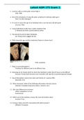 Latest ASM 275 Exam 2 study guide forensic anthropology