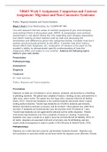 	NR603 Week 1 Assignment, Comparison and Contrast Assignment: Migraines and Post-Concussive Syndrome