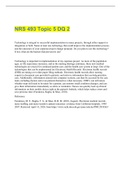  NRS 493 Topic 5 DQ 2