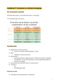 Samenvatting Celbiologie, alle hoofdstukken 2022 (T. Voets) BMW