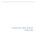 NURS 406 CAPSTONE MEDSURG ASSESSMENT Q&A LATEST