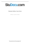 Christopher diabetes mellitus case study 2022