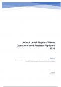 AQA A Level Physics Waves Questions And Answers Updated 2024.pdf