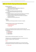 (Answered) NUR 321 VCE #5 Fluid and Electrolyte Balance | Piya Jordan, Medical-Surgical Floor, Room 403 • Patricia Newman, Medical-Surgical Floor, Room 406: 2022