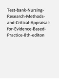 Test-bank-Nursing-Research-Methods-and-Critical-Appraisal-for-Evidence-Based-Practice-8th-editon.