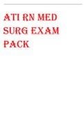 ATI RN MED  SURG EXAM  PACK