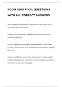 NCOM 1000 FINAL QUESTIONS WITH ALL CORRECT ANSWERS