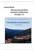 Solution Manual for  Microeconomics 6th Edition By Besanko and Braeutigam all chapter 1 to 17 ISBN; 978-1119554844