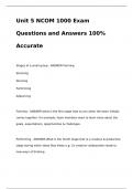 Unit 5 NCOM 1000 Exam Questions and Answers 100% Accurate