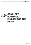 Compleet dossier English for the media (E-mail en about us text) Cijfer gemiddeld 7! CO/CB HvA Jaar 1