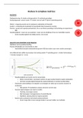 Samenvatting  Analyse Van Complexe Matrices (K08B3A)