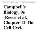 Campbell Biology Chapter 12 Test Bank Campbell-s Biology, 9e (Reece et al.) Chapter 12 The Cell Cycle