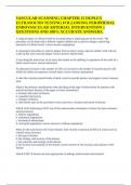 VASCULAR SCANNING CHAPTER 15 DUPLEX ULTRASOUND TESTING FOLLOWING PERIPHERAL ENDOVASCULAR ARTERIAL INTERVENTION || QUESTIONS AND 100% ACCURATE ANSWERS.