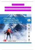 SOLUTION MANUAL For Financial Accounting Fundamentals, 8th Edition By John Wild, Verified Chapters 1 - 13, Complete Newest Version