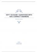  VETT 130 EXAM 1 QUESTIONS WITH 100% CORRECT ANSWERS    In the diagram, D is pointing to the (lat aspect of rear leg): - with Answers:Lateral Saphenous vein  Which of the following animals should not be given oral medications? (Check all that apply) - wit