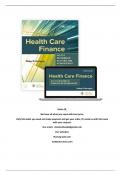 Health Care Finance and the Mechanics of Insurance and Reimbursement Third edition Michael K. Harrington TESTBANK