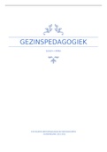 Samenvatting Gezinspedagogiek: 2022