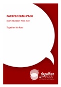 FAC3702 EXAM PACK 2022