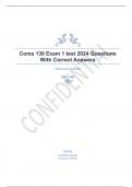   Coms 130 Exam 1 test 2024 Questions With Correct Answers [Document subtitle]     How does your textbook define Communication? - with Answers:It's the process of generating meaning by sending and receiving verbal and nonverbal symbols and signs that a