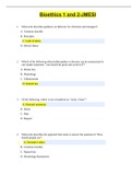 Bioethics 1 and 2-JMESI Exam. Questions With Answers.