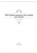   CEPT; Bobtail operations with complete sure answers [Document subtitle]     As part of the driver qualification file, how often must cdl drivers complete a certificate of violations? - with Answers:Annually  In addition to proper shipping labels, all pr