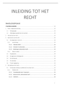 Samenvatting  Inleiding Tot Het Recht (V5E800)